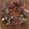 Rust Red Sunflower Front Door Wreath