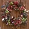 Rust Red Sunflower Front Door Wreath