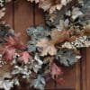 Metallic Copper Oak Leaf Front Door Wreath
