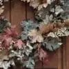 Metallic Copper Oak Leaf Front Door Wreath