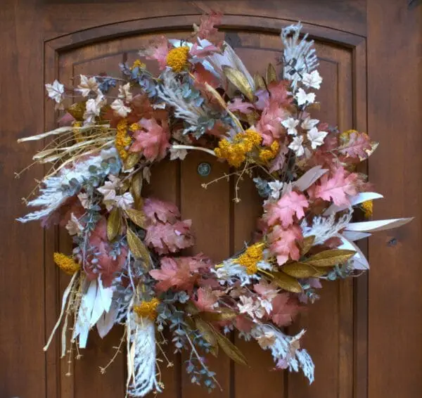 Bohemian Farmhouse Fall Front Door Wreath