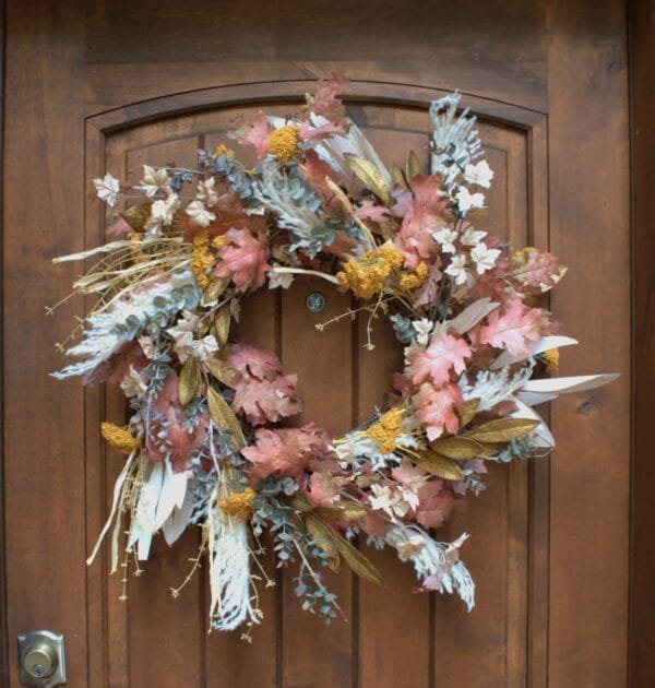 Bohemian Farmhouse Fall Front Door Wreath
