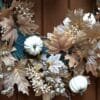 Autumn White Pumpkin Front Door Wreath