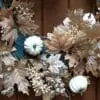 Autumn White Pumpkin Front Door Wreath