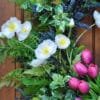 Close up_ Tulip Peony Spring Wreath