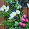 Close up_ Tulip Peony Spring Wreath