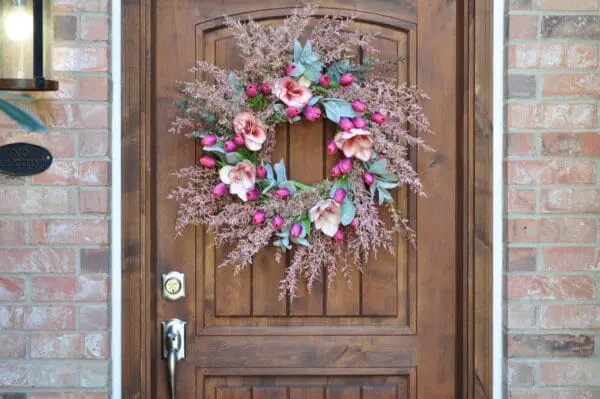 Fuchsia Tulip & Amaryllis Spring Wreath Fuchsia Tulip & Amaryllis Spring Wreath