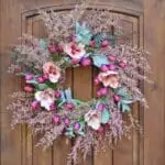 Tulips, Amaryllis, and Lamb's Ear Spring Wreath