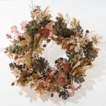 Metallic Copper Oak Leaf Front Door Wreath