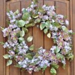 Lilac & Hellebore Floral Wreath