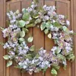 Lilac & Hellebore Floral Wreath