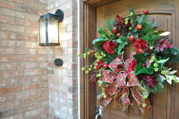 Tartan Plaid Christmas Wreath Tartan Plaid Christmas Wreath