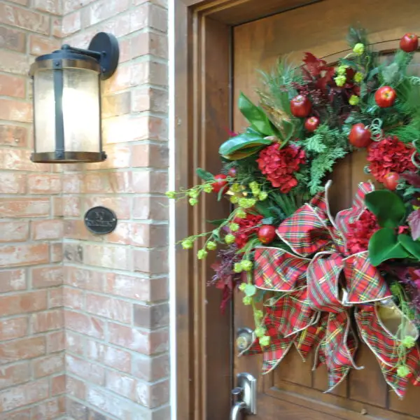 Tartan Plaid Christmas Wreath
