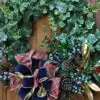 Blue Christmas Ivy side close Blue Christmas Ivy Wreath
