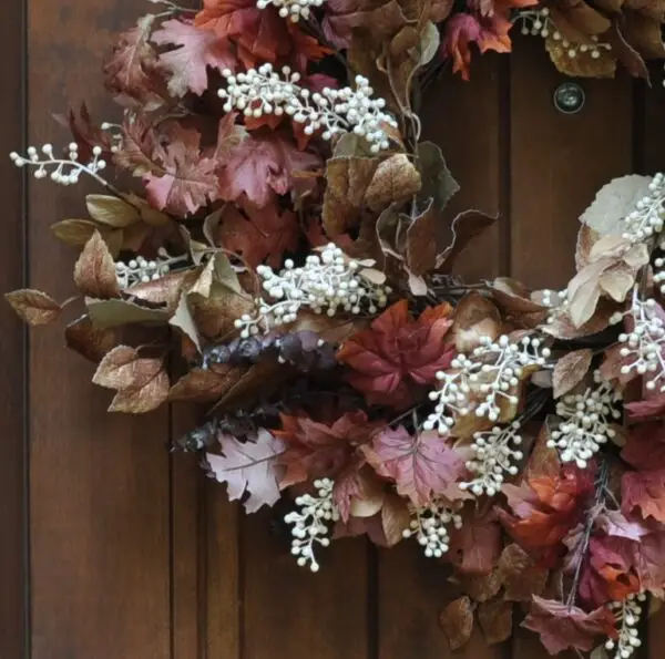 Cinnamon Sugar Spiced Autumn Wreath