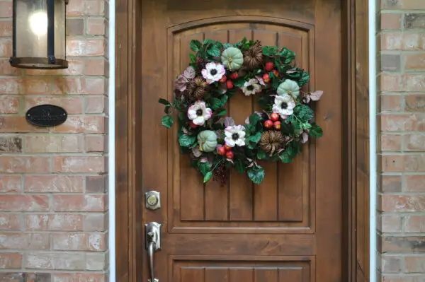 Anemone Autumn Wreath