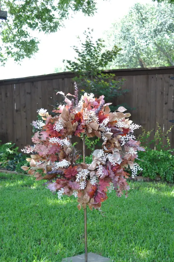 Cinnamon Sugar Spiced Autumn Wreath