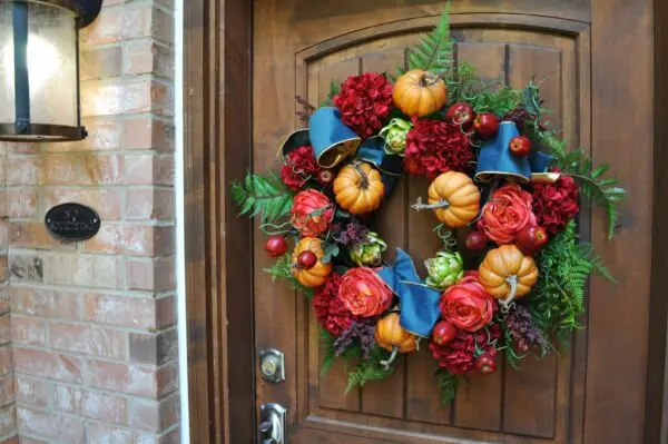 Fruit Loop Autumn Wreath
