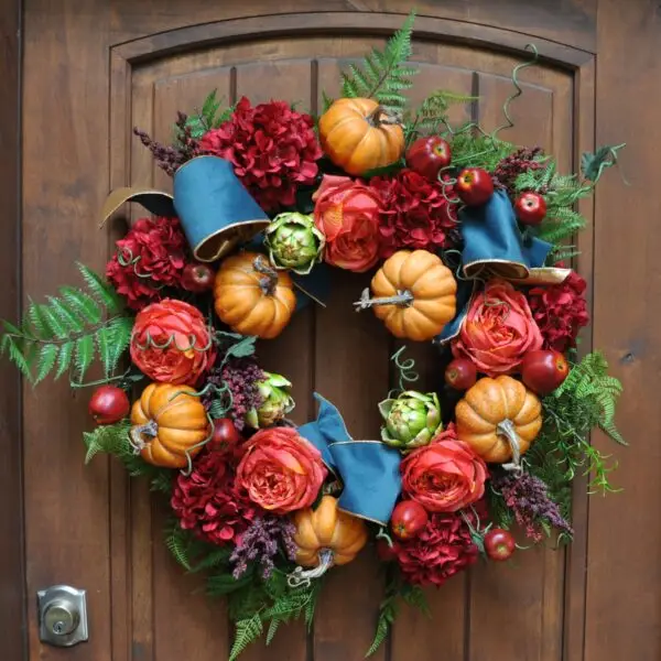 Fruit Loop Autumn Wreath