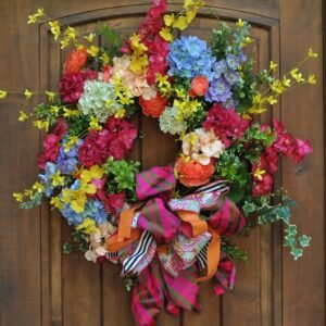Fiesta Texas Bougainvillea Summer Wreath